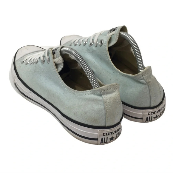 B7 Unisex Baby Blue Converse All Star Sneakers 9 - Picture 3 of 5